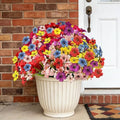 18 Bundles Artificial Flowers for Outdoor Indoor Fake Flowers uv Resistant Artificial Outside Flowers Faux Plastic Greenery for Porch Garden Home Wedding Spring Summer Patio Decor by FUTBER
