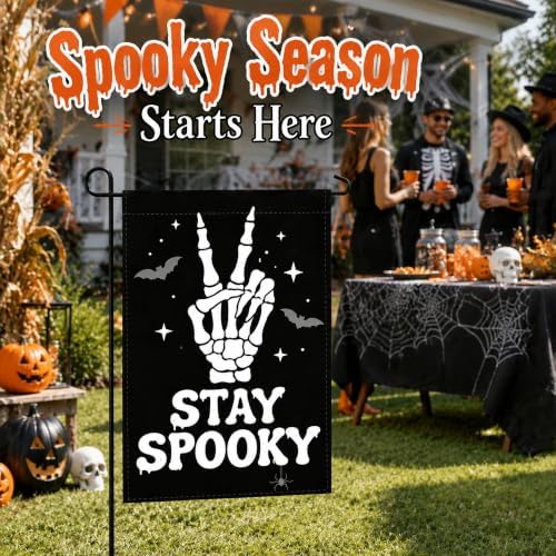 Halloween Decorations - Stay Spooky Halloween Garden Flag - Image 4