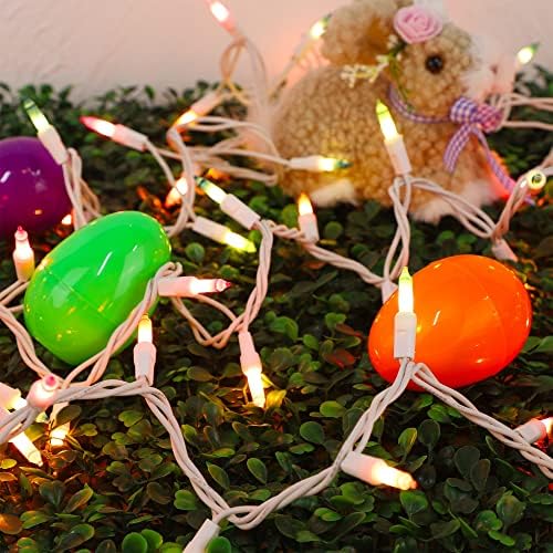 LJLNION 3 Sets Easter String Lights, 150 Count 30 FT Each White Wire Mini Pastel Fairy Lights, 120V UL Certified Connectable Xmas Lights for Garden Patio Holiday Party Outdoor Decoration, Multicolor - Image 5