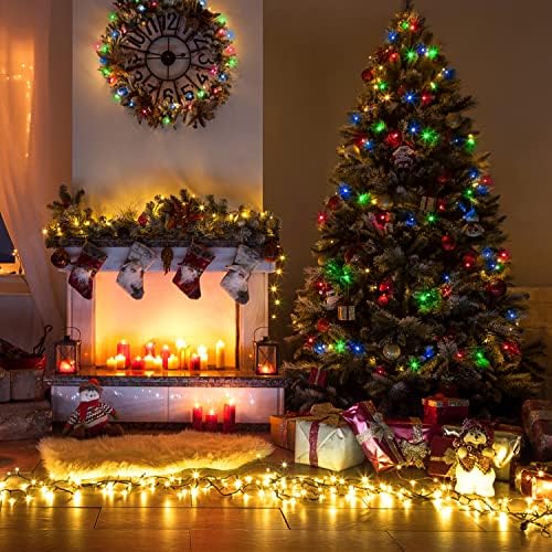 JMEXSUSS 250 LED String Lights, Warm White to Multicolor Christmas Lights - Image 2