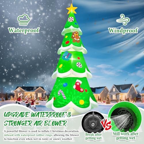 20FT Christmas Tree Inflatable, Kalolary Giant Christmas Yard Inflatables - Image 5