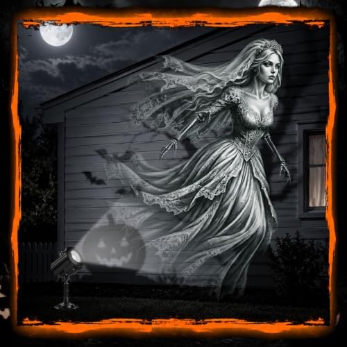 12-in-1 Halloween Projector Lights Outdoor with 3D Dynamic Breathing Effect - Image 7