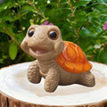 Whimsical Turtle Garden Statue – Outdoor Decor for Yard, Patio, Backyard & Balcony, Fairy Garden Accessories & Ornament, Ideal Birthday for Women, Mom, Men(Yellow) by Unknown