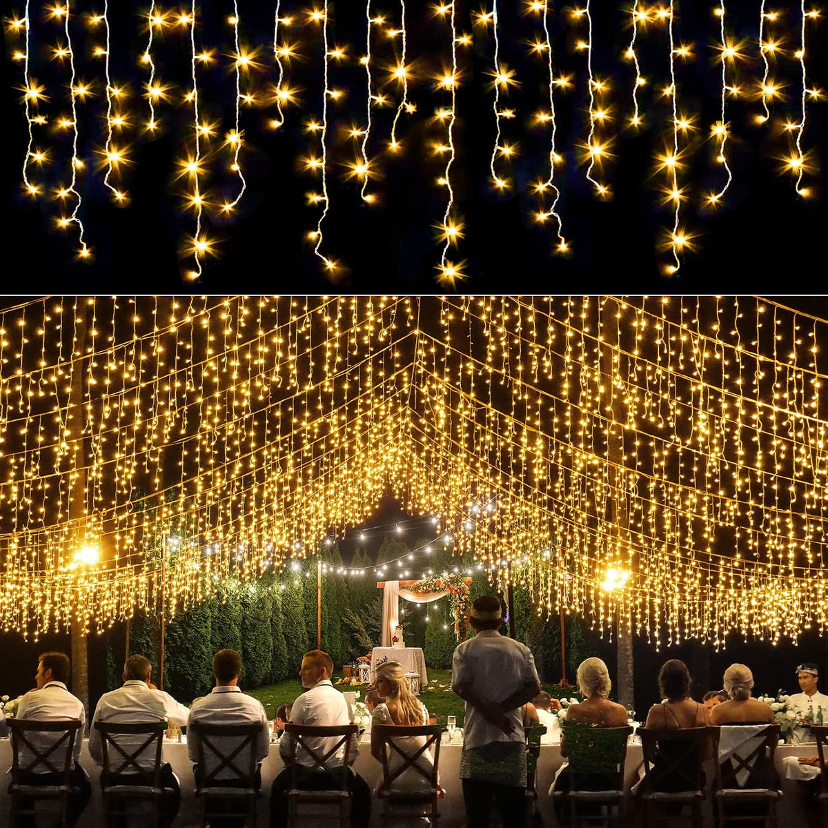 Christmas Net & Icicle Lights