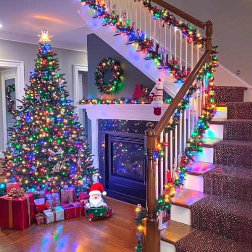 JMEXSUSS 500 LED Multicolor Christmas Tree Lights Plug in - Image 2