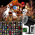 Halloween Outdoor Projector Lights,Syslux Christmas Projector Lights,16 HD Slides LED Waterproof Light Indoor Lights with Remote Control for Party Garden Halloween Xmas Landscape Decor by GalaxyProjectorforBedroom