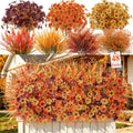 Alupssuc 48Pcs Artificial Fall Flowers for Outdoors Decor, Fake Mums Plants by Alupssuc