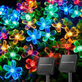 Brightown 2 Pack Total 52FT 120 LED Flower Solar String Lights Outdoor Waterproof Fairy Lights for Garden Yard Fence Patio Christmas Tree Wedding Party Decor, Multicolor by Brightown