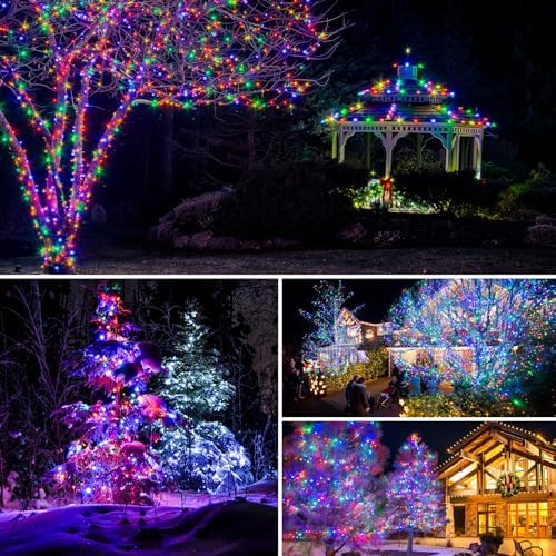 btfarm 4 Pack Solar String Lights Outdoor, Total 132FT 320LED Fairy Lights - Image 5