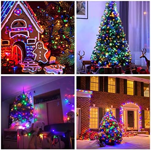JMEXSUSS 500 LED Multicolor Christmas Tree Lights Plug in - Image 4