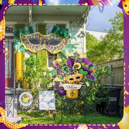 Decoration Yard Sign Stake 14.2 Inch Yard Decor(Carnival) - Image 6
