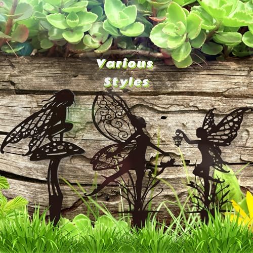 Decorative Garden Stakes, Fairy Garden Statues for Home and Garden (3) - Image 5