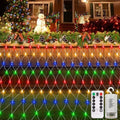 echosari Battery Operated Net Lights with 8 Mode Timer Remote by echosari