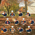 12PCS Thanksgiving Turkey Yard Signs With Stakes Thanksgiving Yard Decorations Outdoor Harvest Sign for Autumn Farmhouse Patio Outdoor Decor by GRADUATIONDECORATIONS