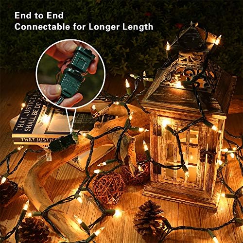 BrizLabs Clear White Incandescent Christmas String Lights 600 Count 139.2ft - Image 3