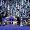 Large Meteor Shower Lights for Christmas Decorations Outdoor, 40-Tube White by Kwaiffeo