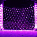 240LED Net Light Halloween Decor Mesh Lights, Tree Warp Fairy Lights Outdoor Hanging String Light for Home, Bedroom, Christmas, Garden, Walkway, Bushes Decor-9.8ft x 6.6ft(Purple) by Vicila