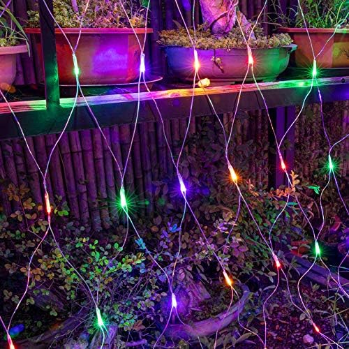 AWQ 200LED 9.8ftx6.6ft String Net Mesh Lights for Christmas Multicolor - Image 5