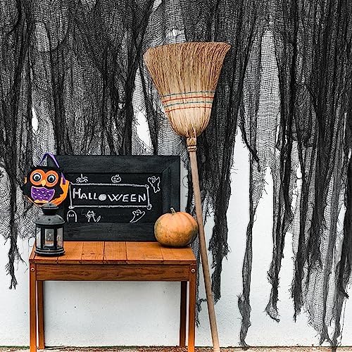 300 x 80 Inch Halloween Creepy Cloth, Black Halloween Scary Spooky Cloth - Image 5
