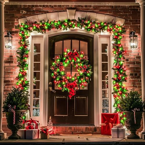 JMEXSUSS 66Ft 200 LED Red and Green Halloween Lights Outdoor Indoor Plug in - Image 6