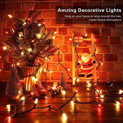 BrizLabs Red & White Christmas Lights, 300 Count 69.6ft Mini Outdoor Lights - Image 5
