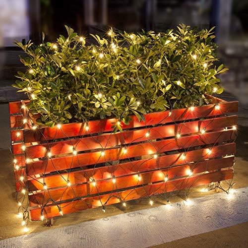 Lomotech Christmas Net Lights, 6ft x 4ft 150 Count Incandescent,Warm White by Lomotech