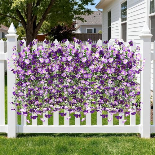 INQCMY Artificial Fake Flowers Plants for Outdoor Spring Summer Decoration - Image 4