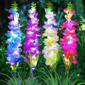 MRHEPHAESTUS Solar Garden Lights, Solar Delphinium Flowers Lights 8 Pack 160 LEDs, Waterproof Outdoor Light Two Lighting Modes for Wedding Party Garden Yard Patio Lawn Decor and Gift for Mother by MRHEPHAESTUS