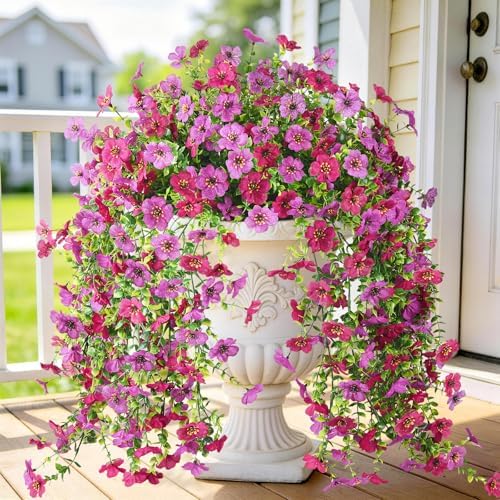 Homsunny Artificial Hanging Flowers for Spring Outdoor Planter by HomeD%C3%A9cor