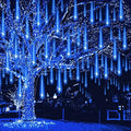 Weepong Christmas Lights Outdoor 32 Tubes 768LEDs Meteor Shower Lights Blue by Weepong