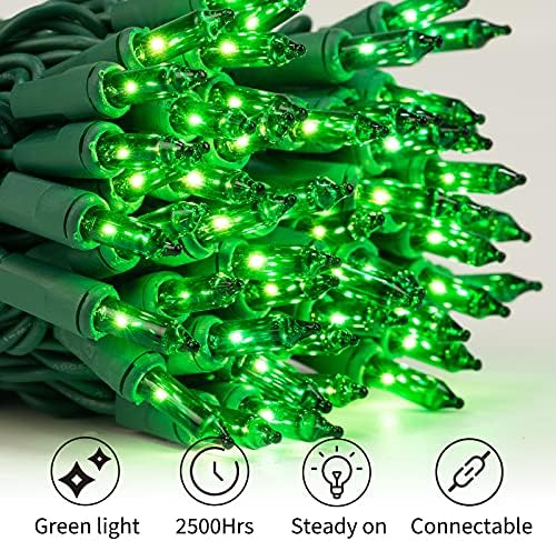 Minetom St. Patrick's Day String Lights, 100 Count 20 Ft Incandescent Bulb - Image 2