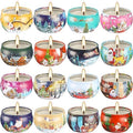 16pcs Christmas Scented Candles Set, 2.5oz Aromatherapy Candles Gift for Women, 16 Fragrances Soy Wax Candle for Christmas Holiday Thanksgiving Mother's Day by Aamdkcyu