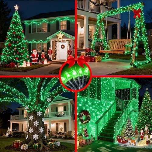 340 LED 90FT Christmas String Lights Outdoor, 12 Pro Modes with Timer - Image 6