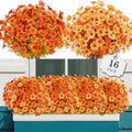 AGIRL Artificial Fall Flowers Fake Mums Outdoor,Faux Plant Porch Decor Home by AGIRL