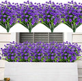 AmyHomie 20 PCS Artificial Flowers for Outdoors, UV Resistant Fake Plants by AmyHomie