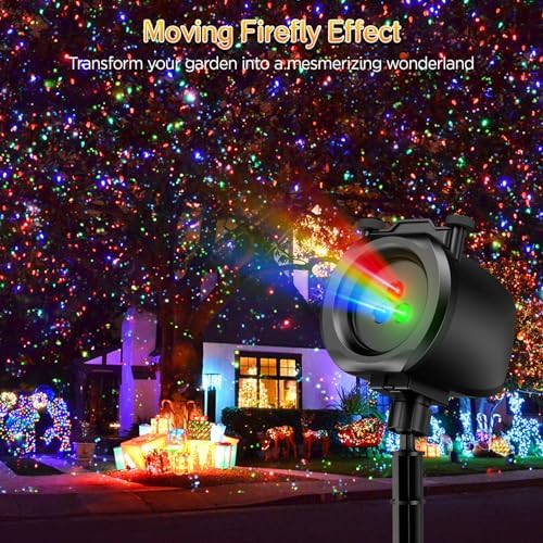 Christmas Light Projector Outdoor, 2-in-1 Holiday Projector with 4 Slides - Image 4