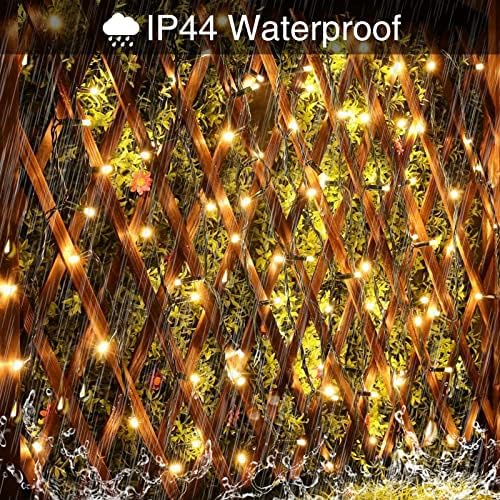 JMEXSUSS 500 LED Warm White Christmas Tree Lights Plug in - Image 6