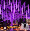 2 Pack Halloween Lights Outdoor 16 Tubes 384LED Meteor Shower Lights Purple by Halloween