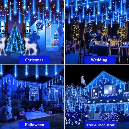 Adecorty Outdoor Christmas Lights Meteor Shower Light UL Certified - Image 2