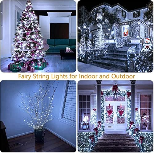 66FT 200 LED Fairy Lights with Remote, Plug in Twinkle Light Outdoor Indoor - Image 7
