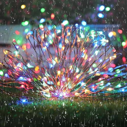Joomer Solar Fairy Lights, 4Pack Total 104FT 320LED Lights, Multicolor - Image 5
