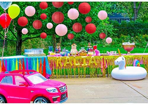 BEISHIDA Red Pink Paper Lanterns 10Pcs 4/6/8/10/12 Inch Round Chinese Lamp - Image 5