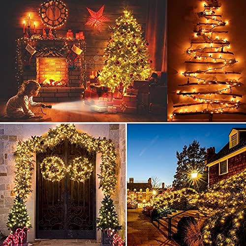 BrizLabs Clear White Incandescent Christmas String Lights 600 Count 139.2ft - Image 6