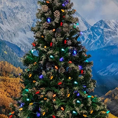 Novelty Lights 24 Feet 70 LED Multicolor C6 Strawberry Christmas Lights - Image 6