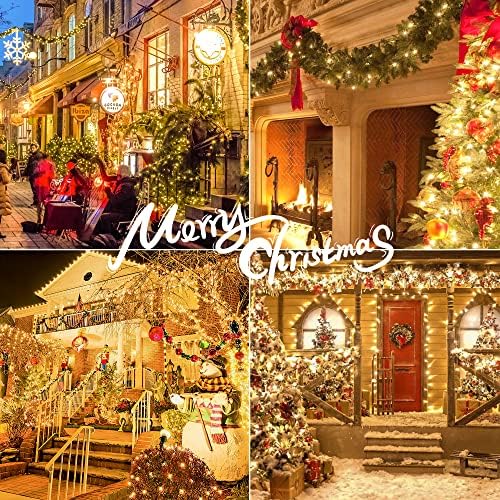 Hopolon Clear Christmas Lights Set,2Pack 50Count 13Feet Incandescent Bulb Mini String Lights with White Wire for Indoor Christmas Tree Garland Birthday Wedding Party Festival Decoration,Warm White - Image 3