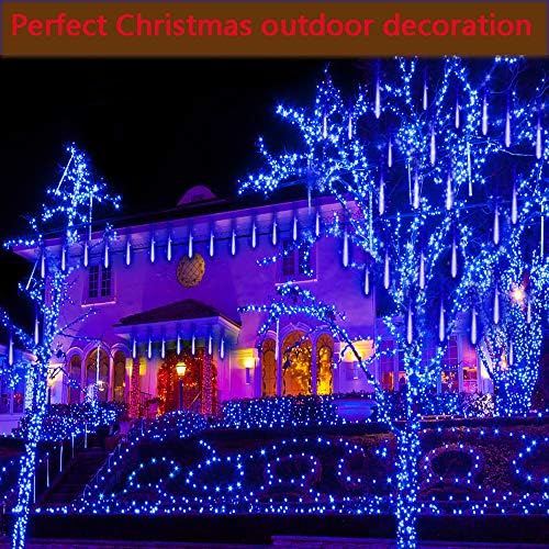Kwaiffeo Meteor Shower Lights Outdoor for Xmas Halloween Decor Yard Lawn - Image 2