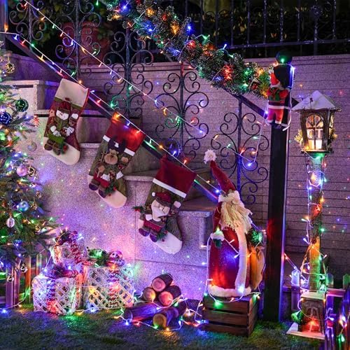 JMEXSUSS Connectable 91.5ft 250 LED Multicolor Christmas Lights Indoor - Image 6