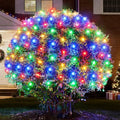 BlcTec Upgraded Outdoor Christmas Lights 280LED 10ft x 6.7ft Christmas Net Lights with UL Certified, 8 Modes, Timer, Connectable, Waterproof & Thick Wire for Bushes, Shrubs Decorations, Muticolor by BlcTec