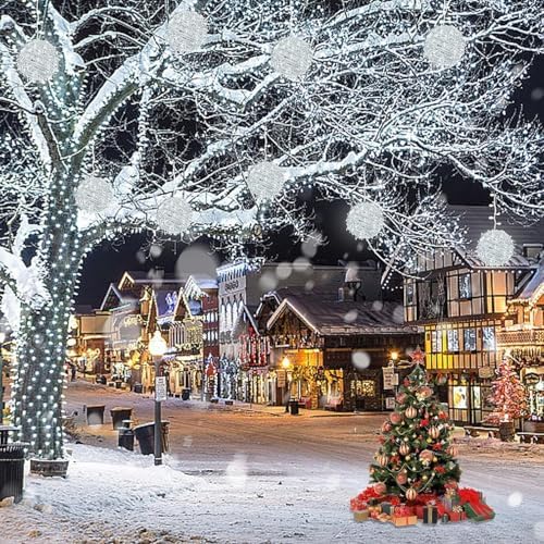 Baung Christmas String Lights Outdoors,4 Pack 7.98" Sphere Ball Tree Garden Globe Lights for Home, Party, Christmas, Porch Patio,Wedding, Garden,Tree Decoration with Memory Function Plug - Image 6