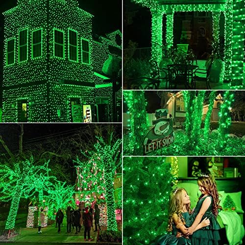 Hopolon St. Patrick's Day Mini Lights, 2PACK Total 100Count 26FT,Green Wire - Image 3